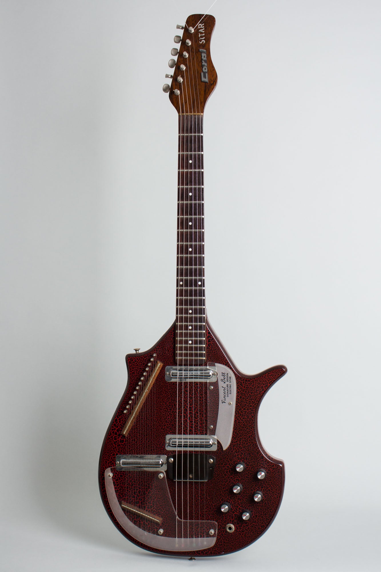 Danelectro Coral Vincent Bell Sitar Semi-Hollow Body Electric Guitar (1968)