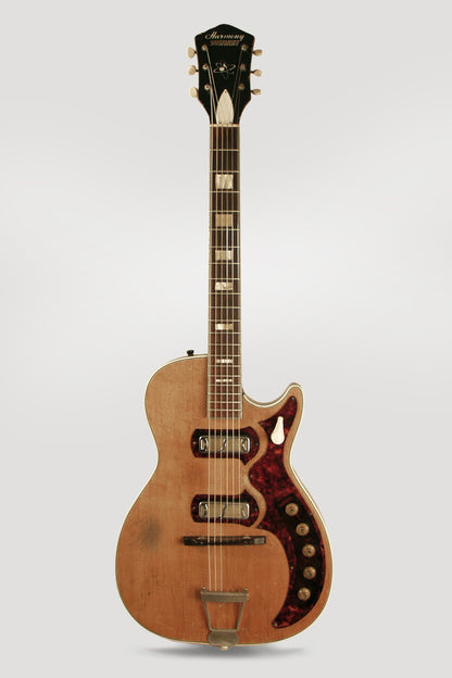 Harmony Stratotone Jupiter H-49 Semi-Hollow Body Electric Guitar (1960)