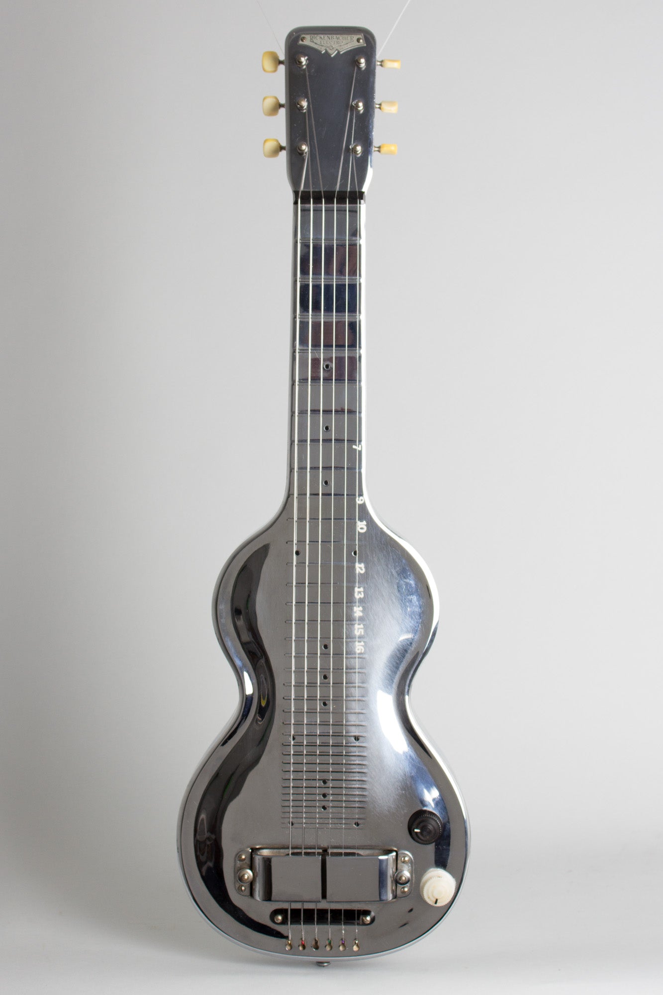 Rickenbacker Silver Hawaiian Lap Steel Electric Guitar (1939)