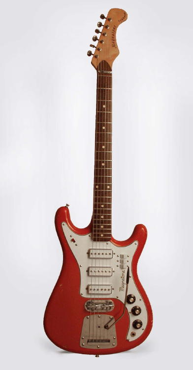 Magnatone Typhoon X-20 Solid Body Electric Guitar (1965)