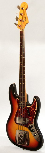 Fender Jazz Bass Solid Body Electric Bass Guitar (1965)