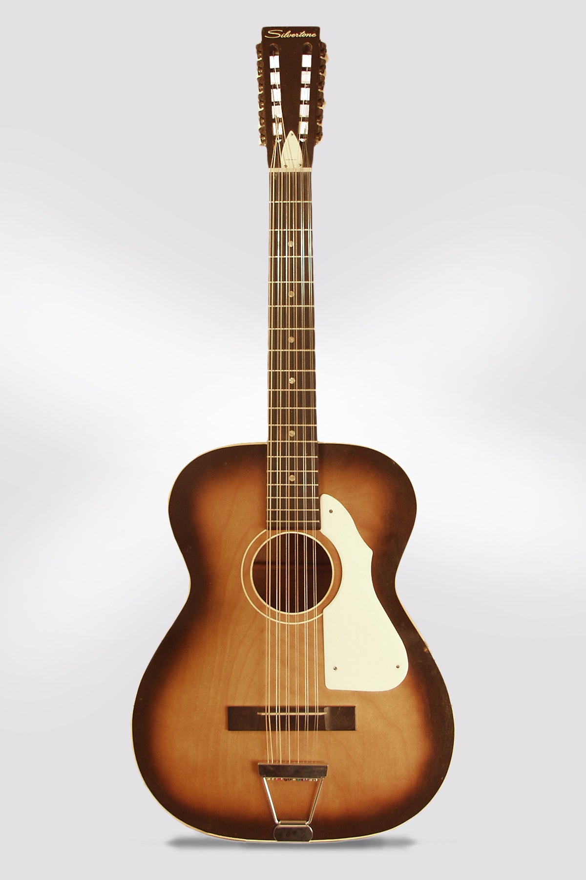 Harmony Silvertone Model 319.12259 12 String Flat Top Acoustic Guitar (1960's)