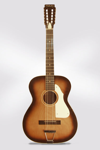 Harmony Silvertone Model 319.12259 12 String Flat Top Acoustic Guitar (1960's)