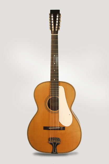 Fraulini Francesca Leadbelly Model 12 String Flat Top Acoustic Guitar (2014)