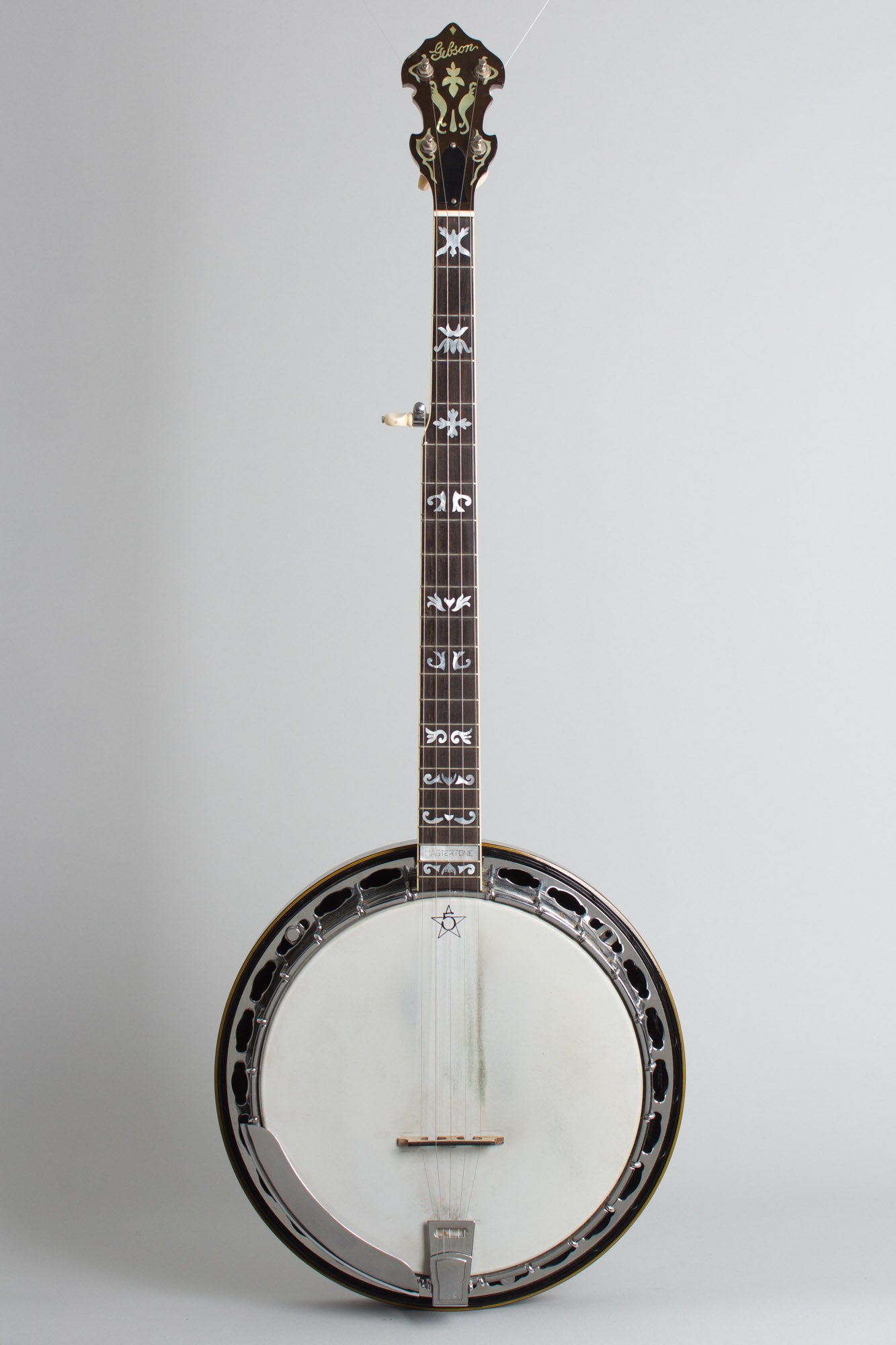 Monteleone Mastertone-style Neck on Alvarez Pot 5 String Resonator Banjo (1970/1973)
