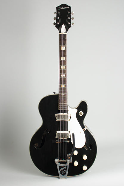 Harmony Silvertone Model 1446L Thinline Hollow Body Electric Guitar (1960s)