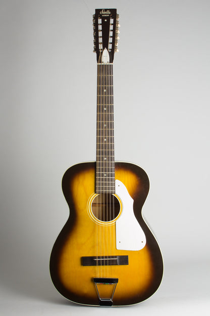 Harmony Stella H-912 12 String Flat Top Acoustic Guitar (1969)