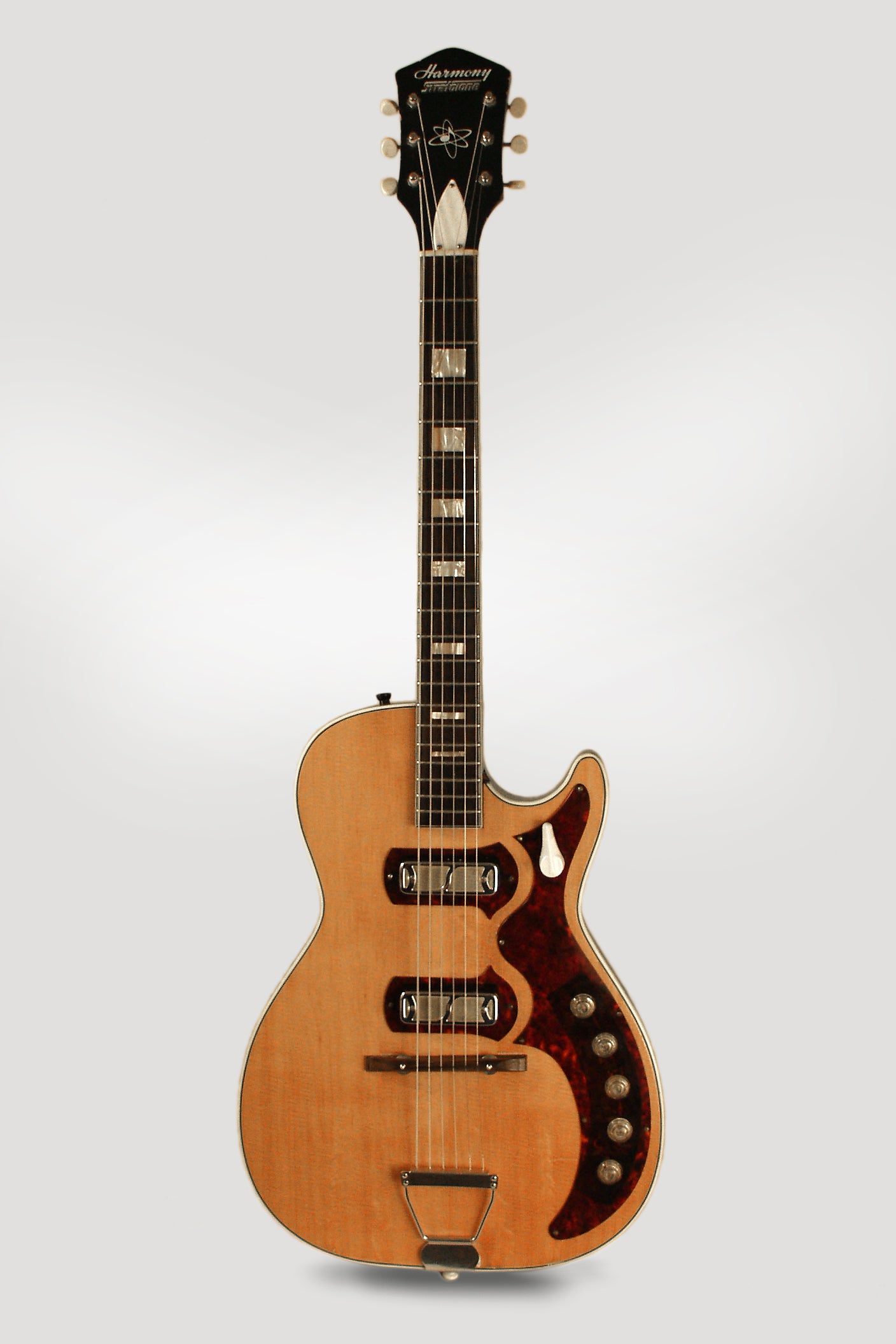 Harmony Stratotone Jupiter H-49 Semi-Hollow Body Electric Guitar (1962)