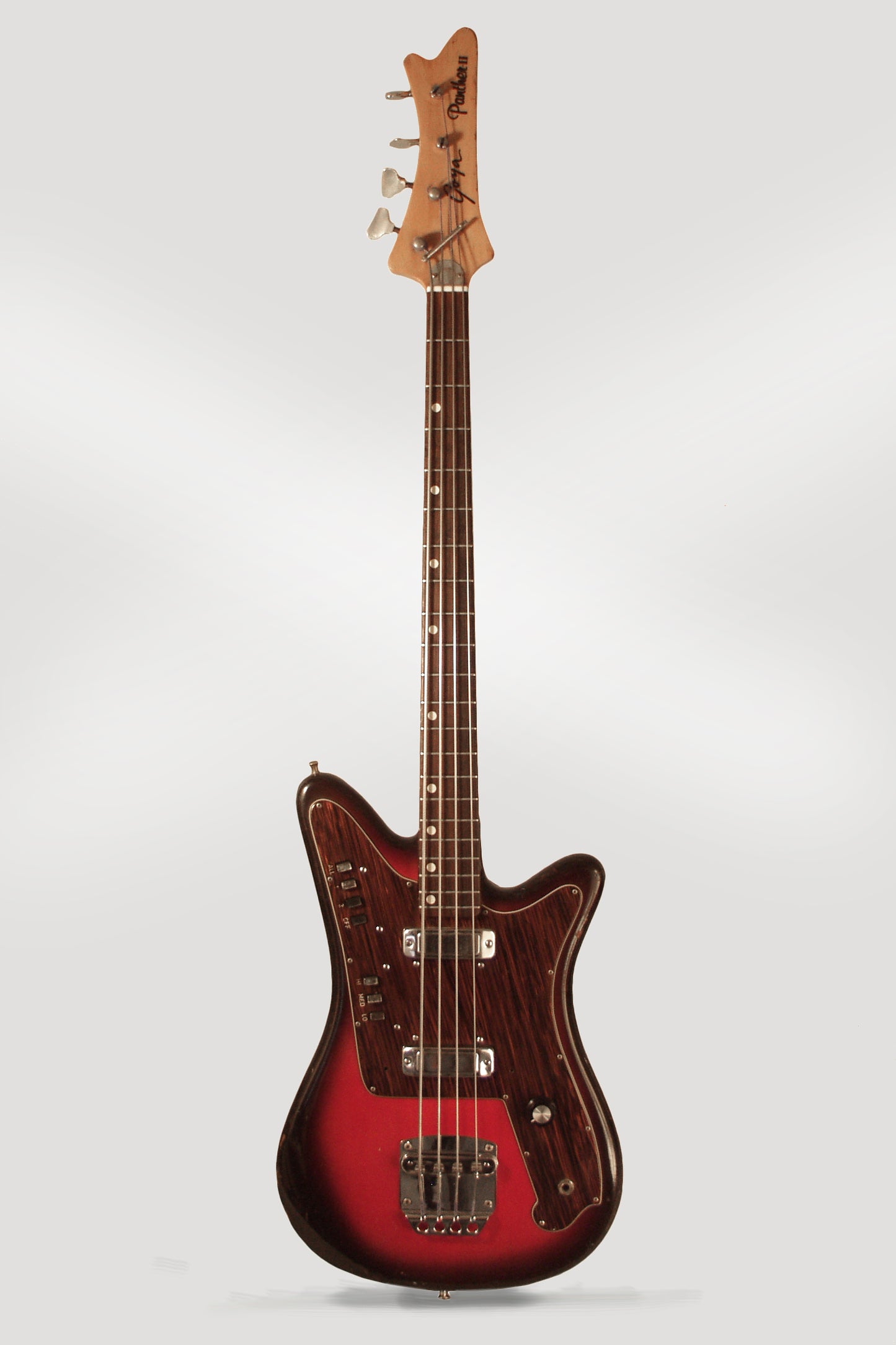 Goya Panther II Model 118JB Solid Body Electric Bass Guitar (1966)