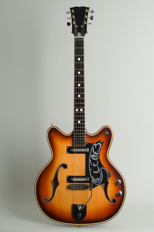 Wandre Psychedelic Sound Semi-Hollow Body Electric Guitar (1968)