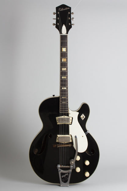 Harmony Silvertone Model 1446L Thinline Hollow Body Electric Guitar (1962)