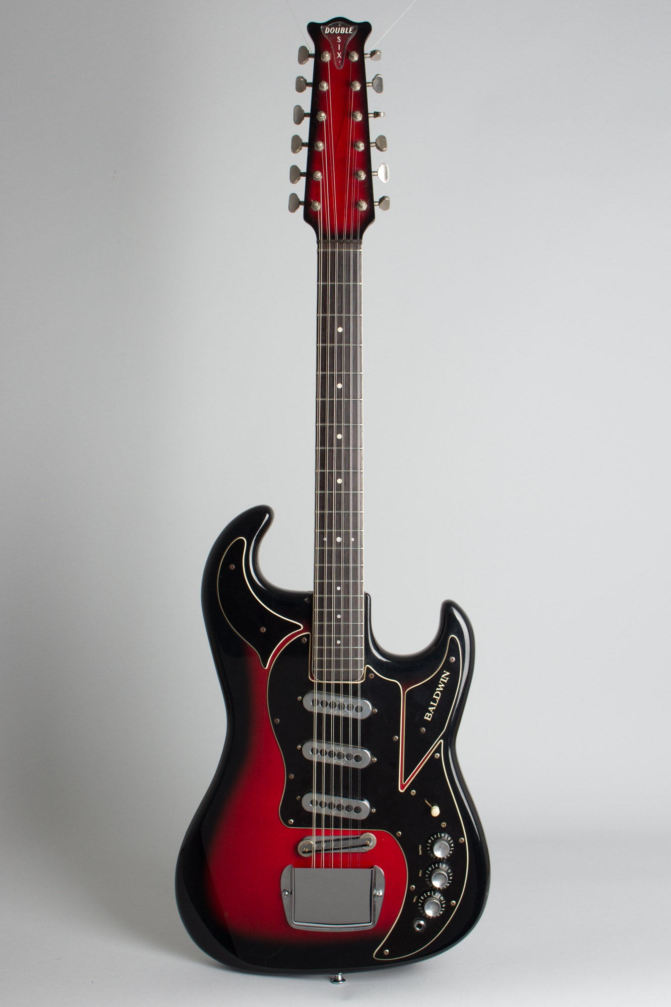 Baldwin - Burns Double Six 12 String Solid Body Electric Guitar (1966)