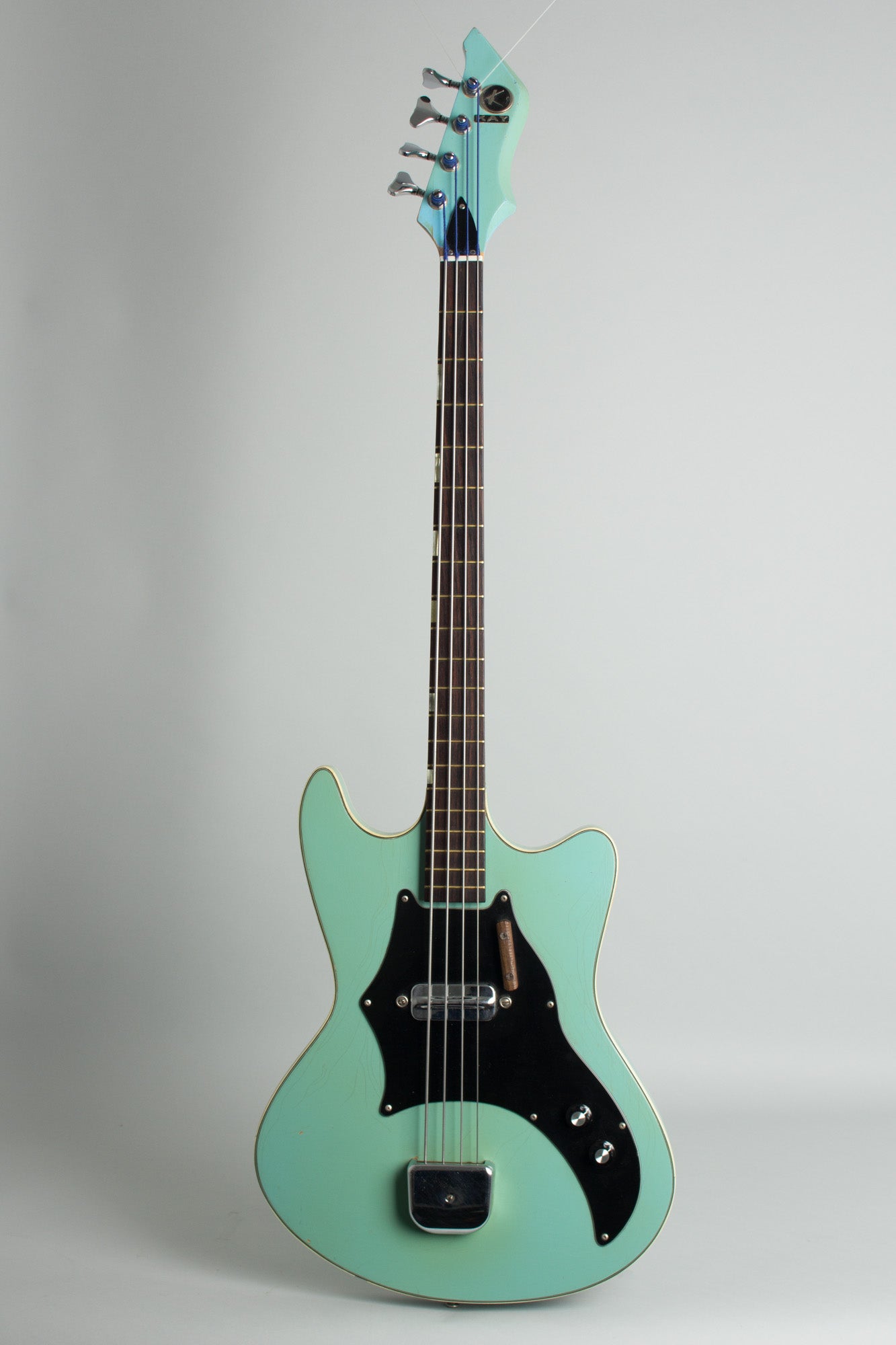 Kay Model K-5925 Semi-Hollow Body Electric Bass Guitar (1967)