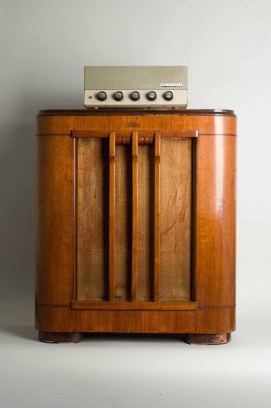 Newcomb Pathfinder Model E-20 w/ Jensen Imperial Reproducer CA-12 Speaker Owned and Used by Tom Verlaine Head and Cabinet Amplifier (1940s/1965)