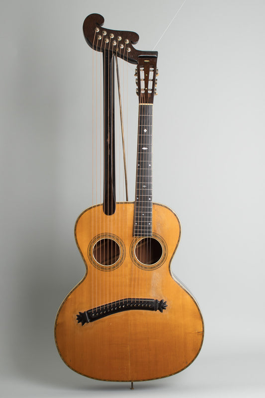 Larson Brothers Stahl 10 Sub-Bass Harp Guitar (1912)
