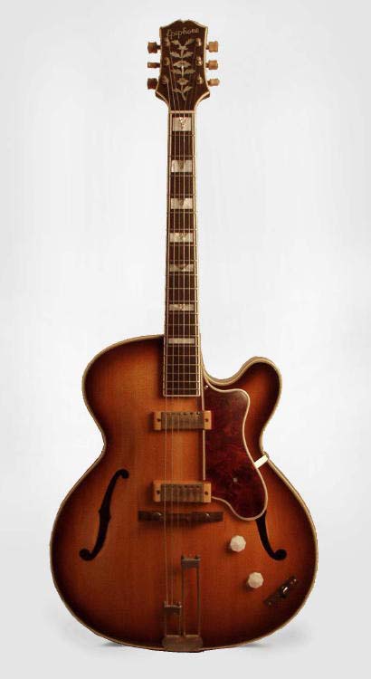 Epiphone Zephyr Deluxe Regent Arch Top Hollow Body Electric Guitar (1951)