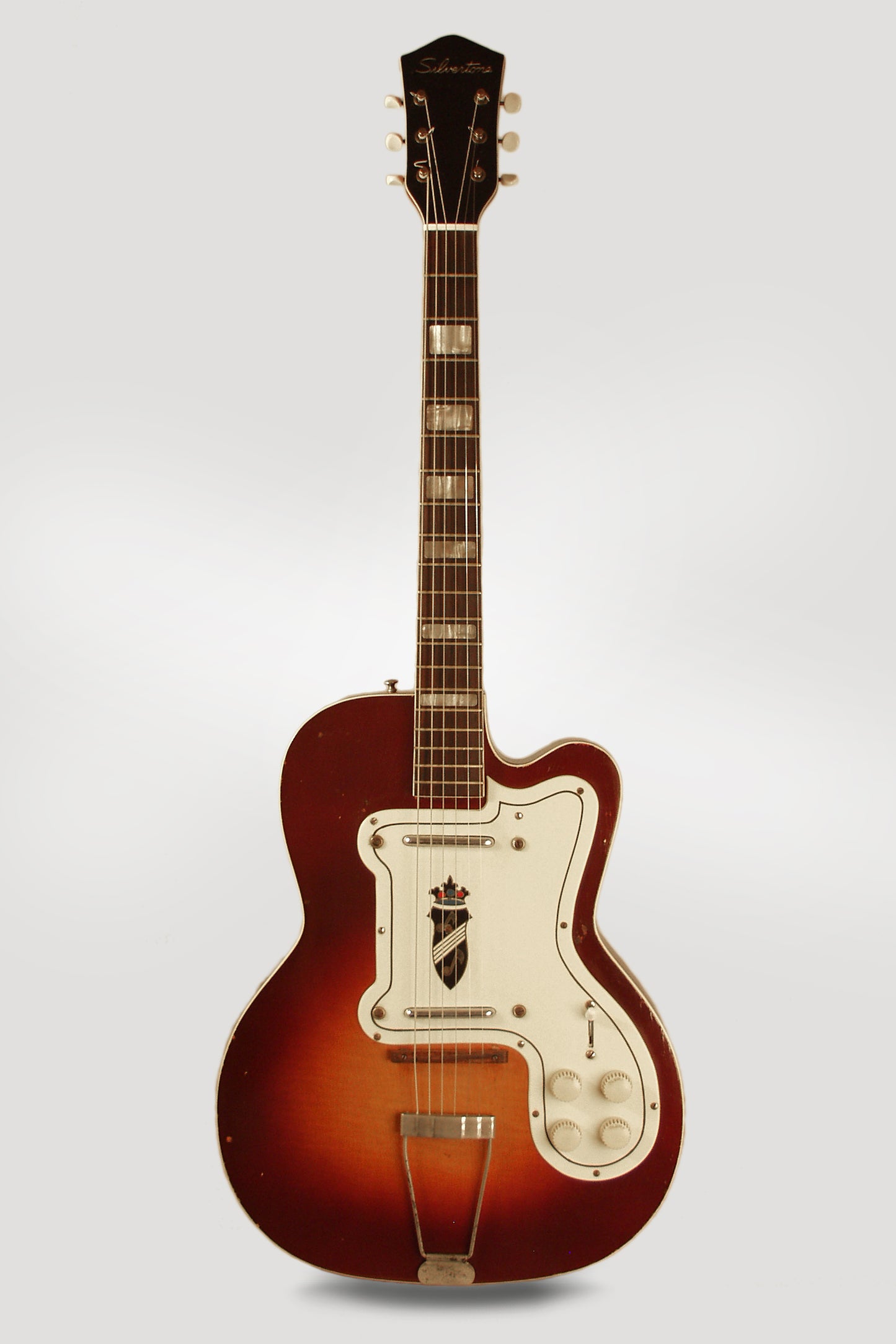 Kay Silvertone Thin Twin Model 1369L Semi-Hollow Body Electric Guitar (1957)