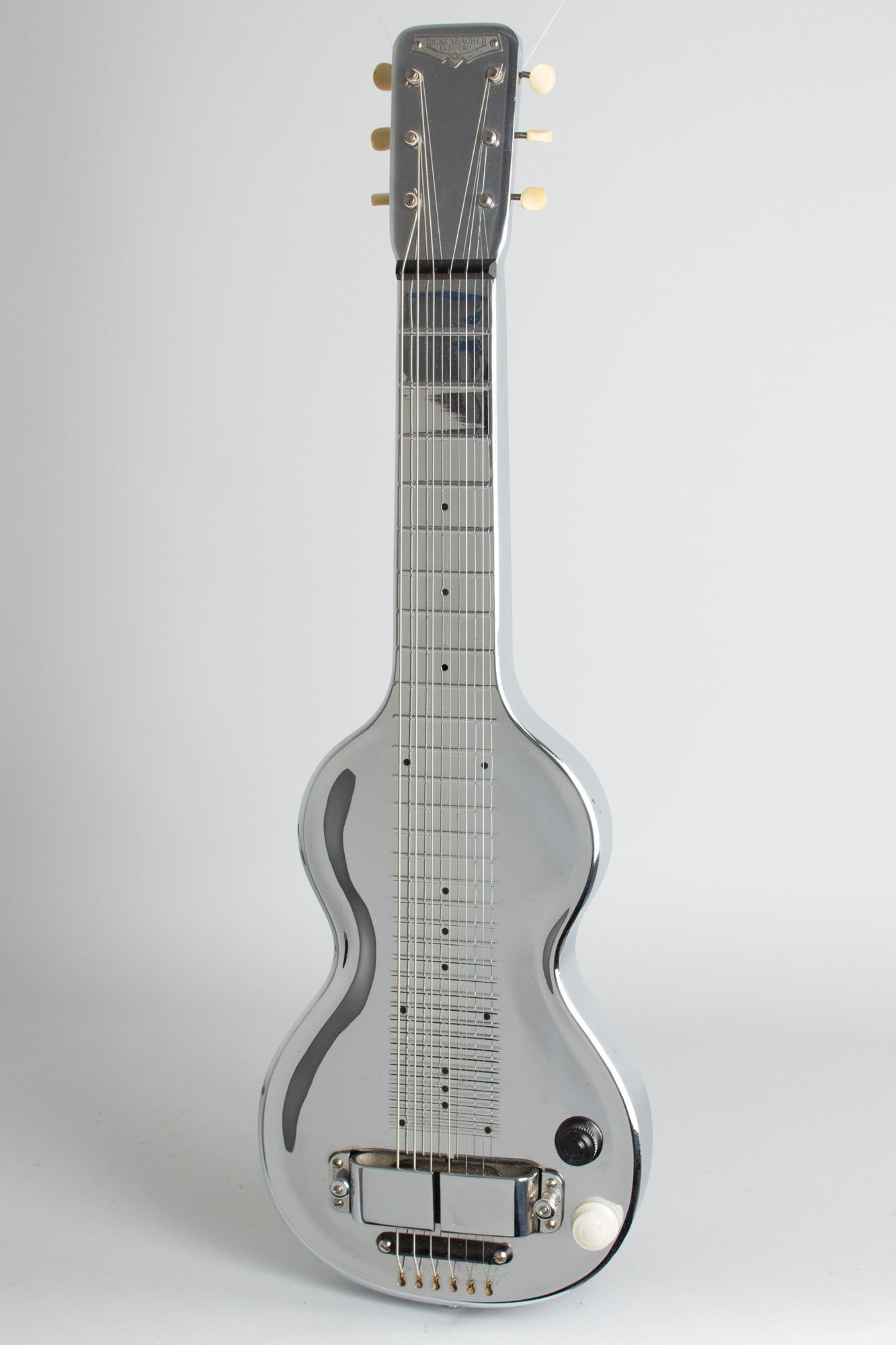 Rickenbacker Silver Hawaiian Lap Steel Electric Guitar (1939)