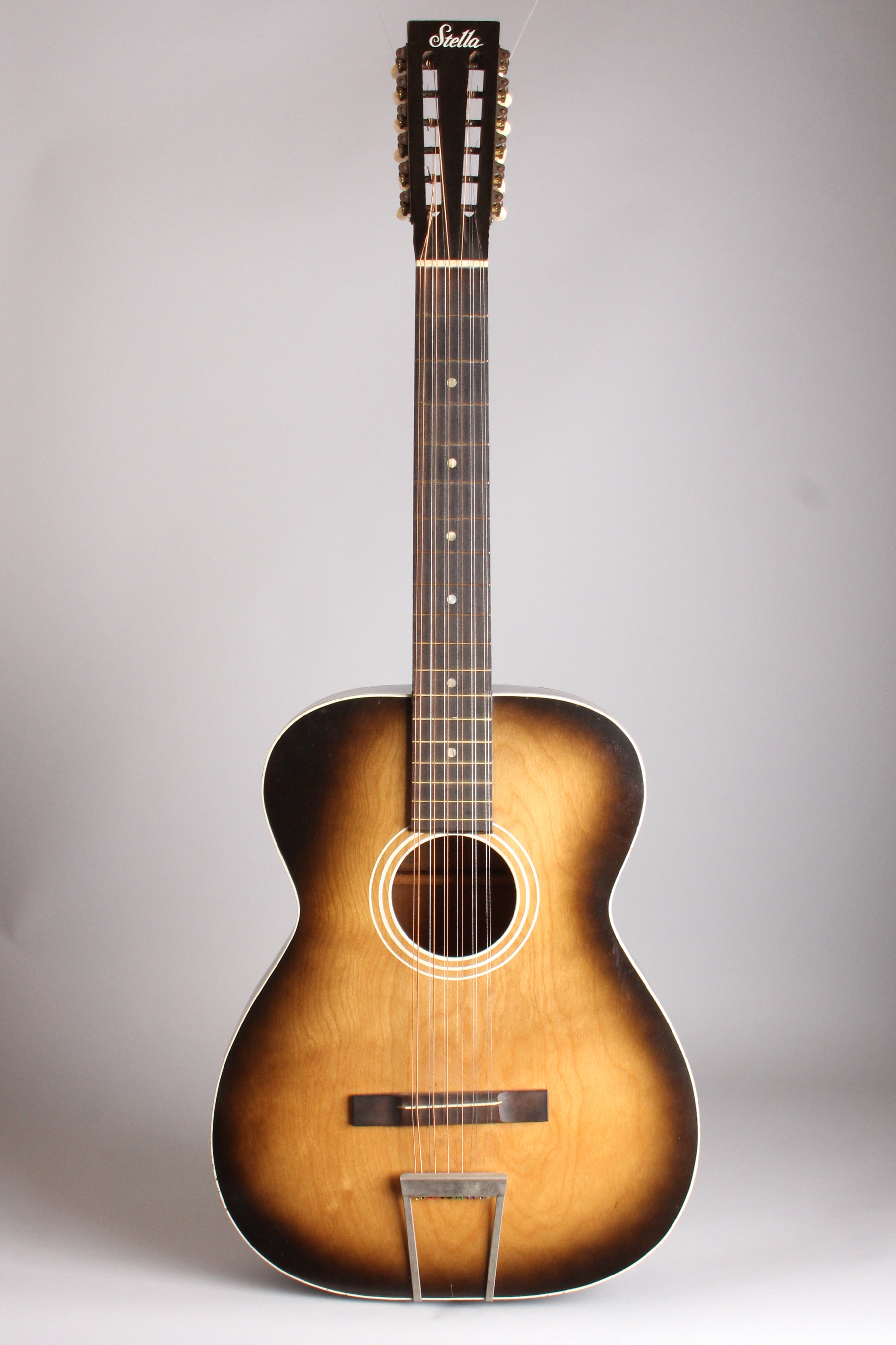 Harmony Stella H-922 12 String Flat Top Acoustic Guitar (1962