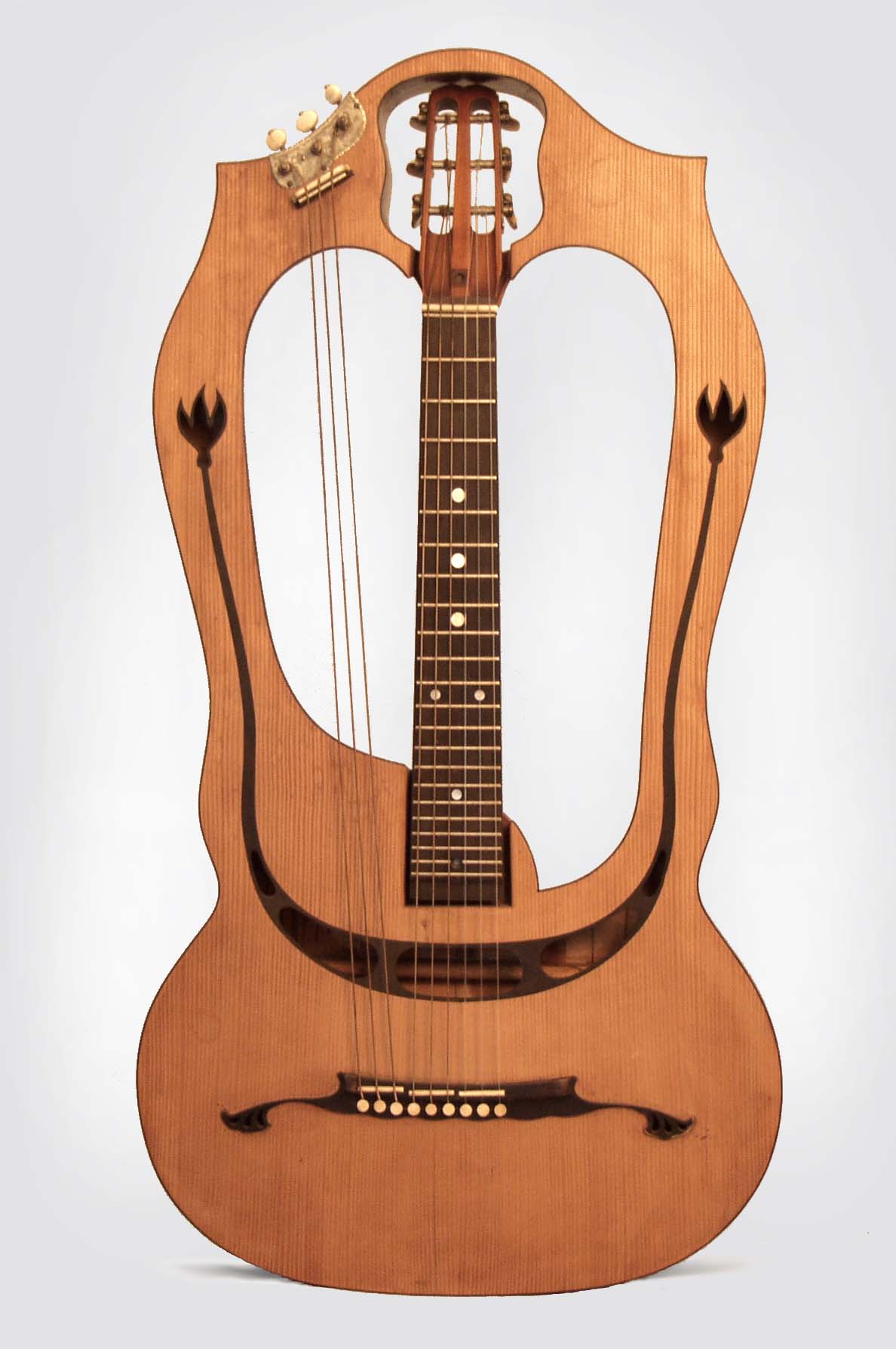 Luigi Mozzani Chitarra-Lyra Lyre Harp Guitar (1910)