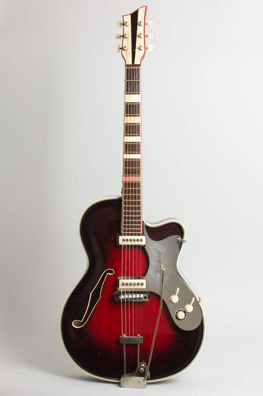 Framus Grand Star Black Rose Model 5/125 Arch Top Hollow Body Electric Guitar (1962)