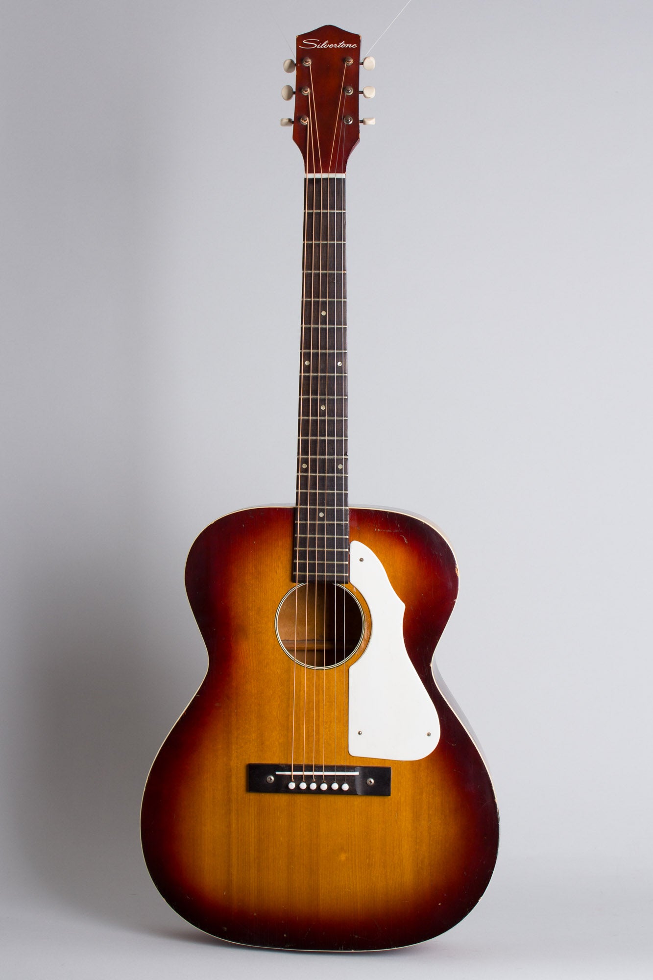 Harmony Silvertone Model 643 Flat Top Acoustic Guitar (1968)