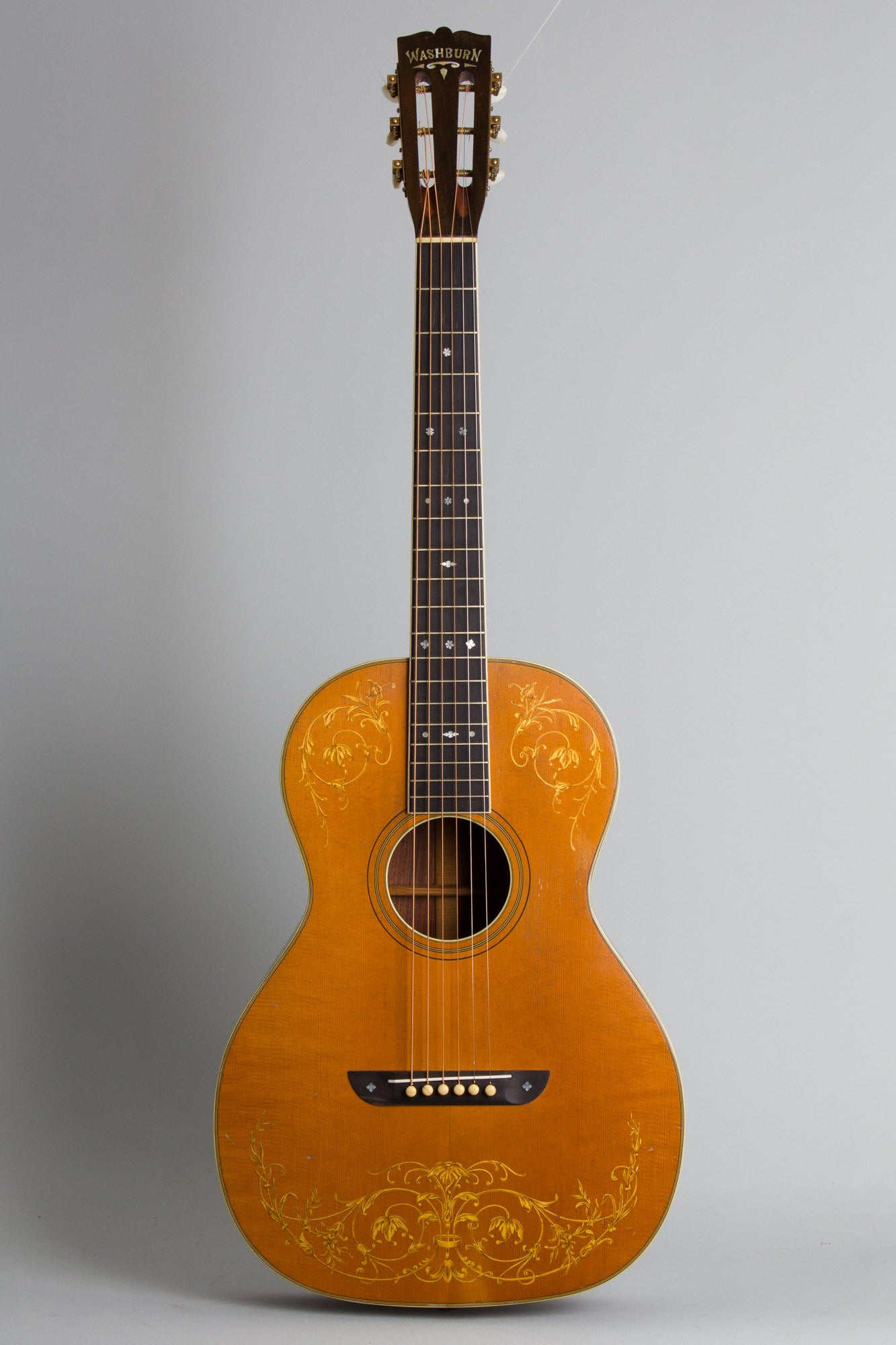 Washburn Model 5238 Deluxe Flat Top Acoustic Guitar (1930)