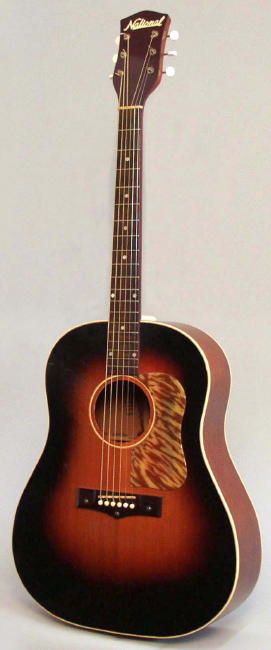 National Model 1155 Flat Top Acoustic Guitar (1953)
