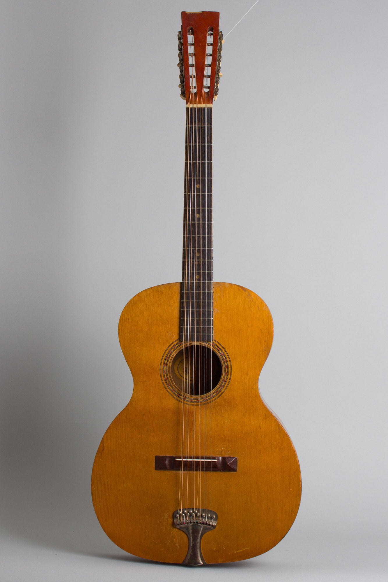 Oscar Schmidt C. Bruno & Son Lyra Model 493 12 String Flat Top Acoustic Guitar (1925)