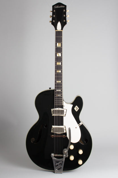 Harmony Silvertone Model 1446L Thinline Hollow Body Electric Guitar (1960's)