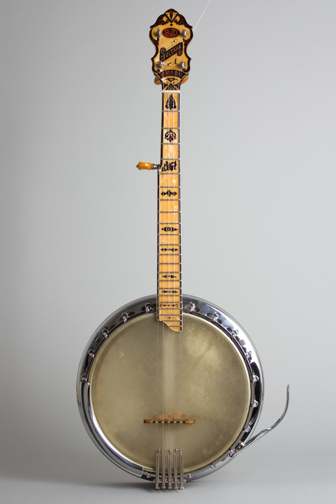 Bacon & Day Sultana Silver Bell #1 3/4 5 String Resonator Banjo (1936)