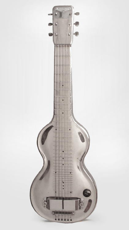 Rickenbacker Silver Hawaiian Lap Steel Electric Guitar (1937)