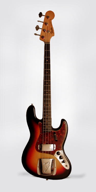 Fender Jazz Bass Solid Body Electric Bass Guitar (1962)