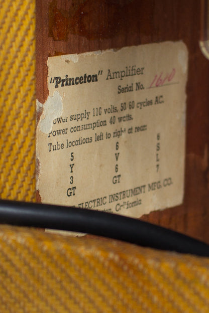 Fender Princeton Tube Guitar Amplifier (1950)