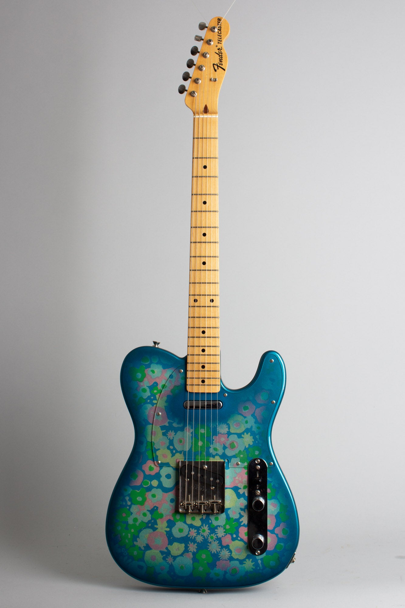 Fender Blue Floral Telecaster Solid Body Electric Guitar (2001)
