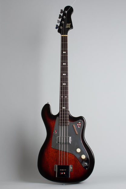 Teisco Kent Model 534 Basin Street Solid Body Electric Bass Guitar (1965)