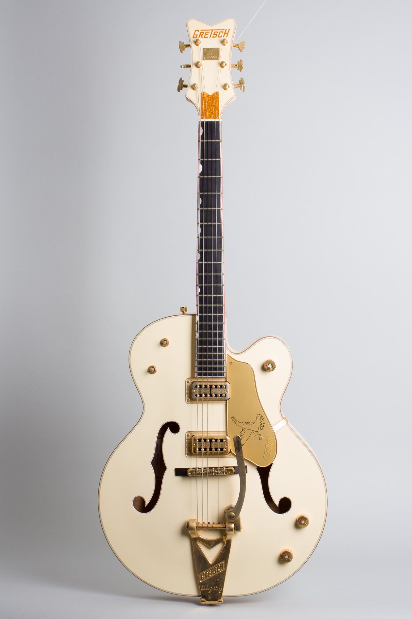 Gretsch G-6136T LTV White Falcon Owned and used by Alexz Johnson Arch Top Hollow Body Electric Guitar (2013)