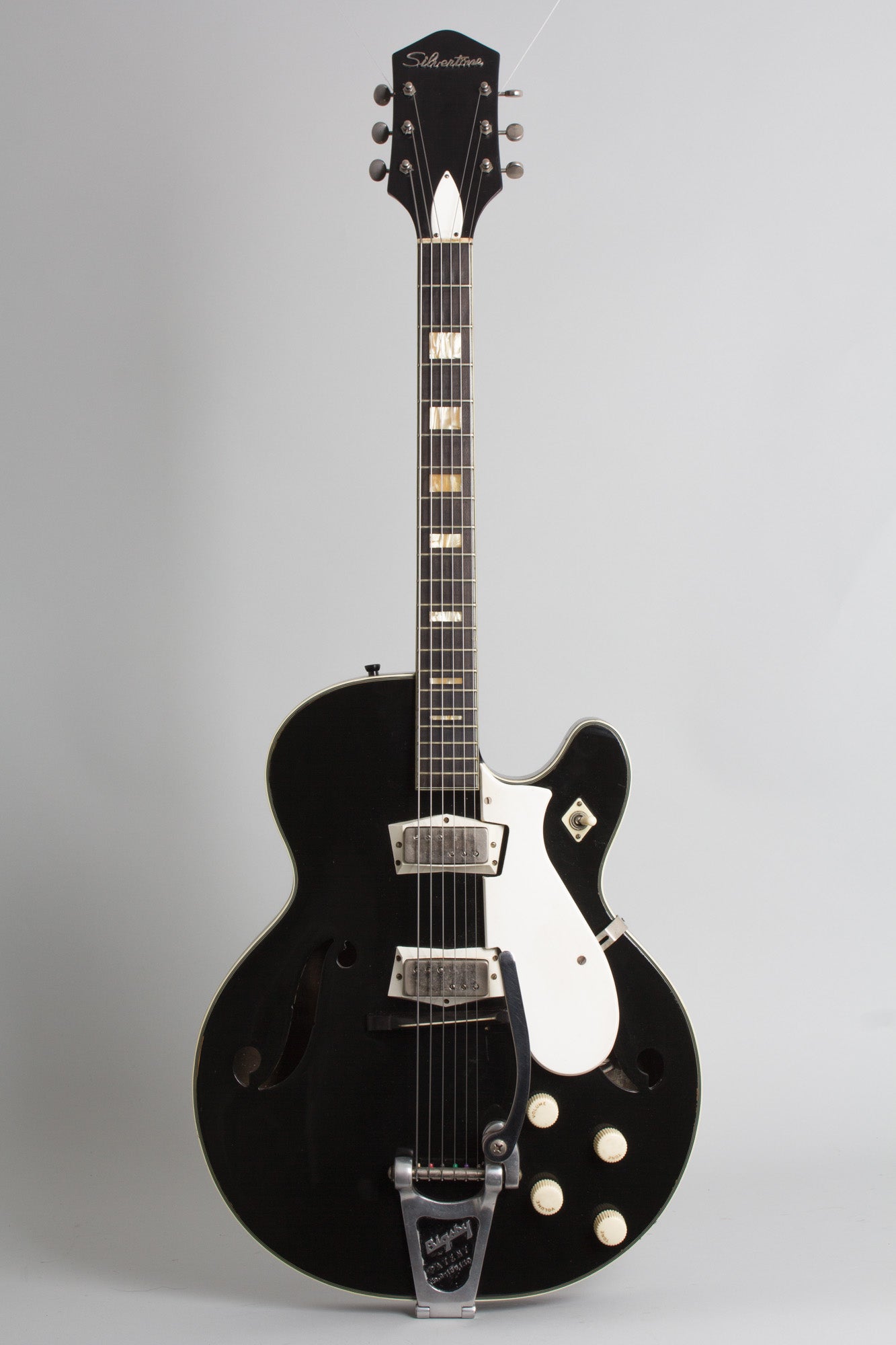 Harmony Silvertone Model 1446L Thinline Hollow Body Electric Guitar (1962)