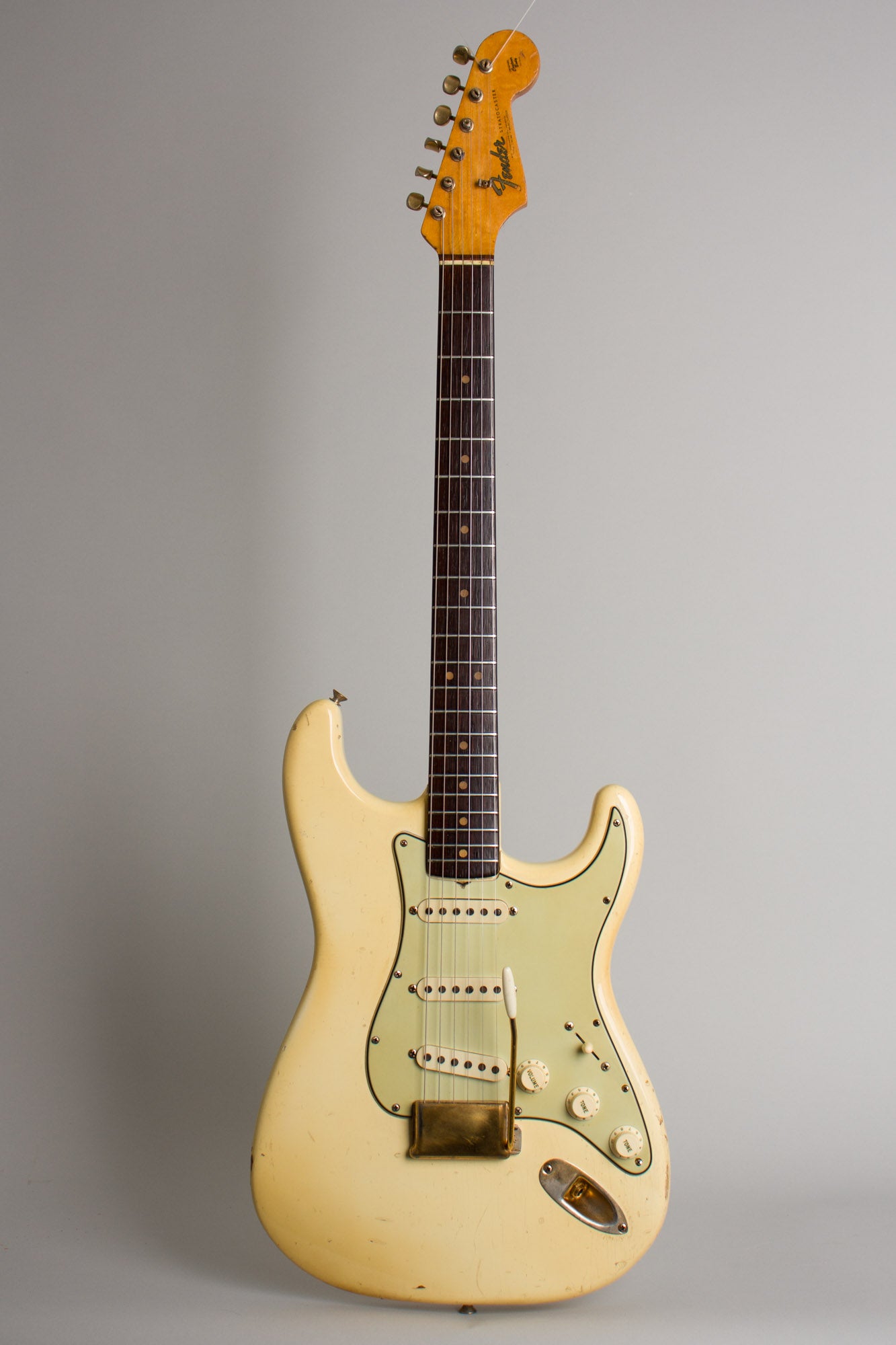 Fender Stratocaster with Gold Hardware Solid Body Electric Guitar (1964)