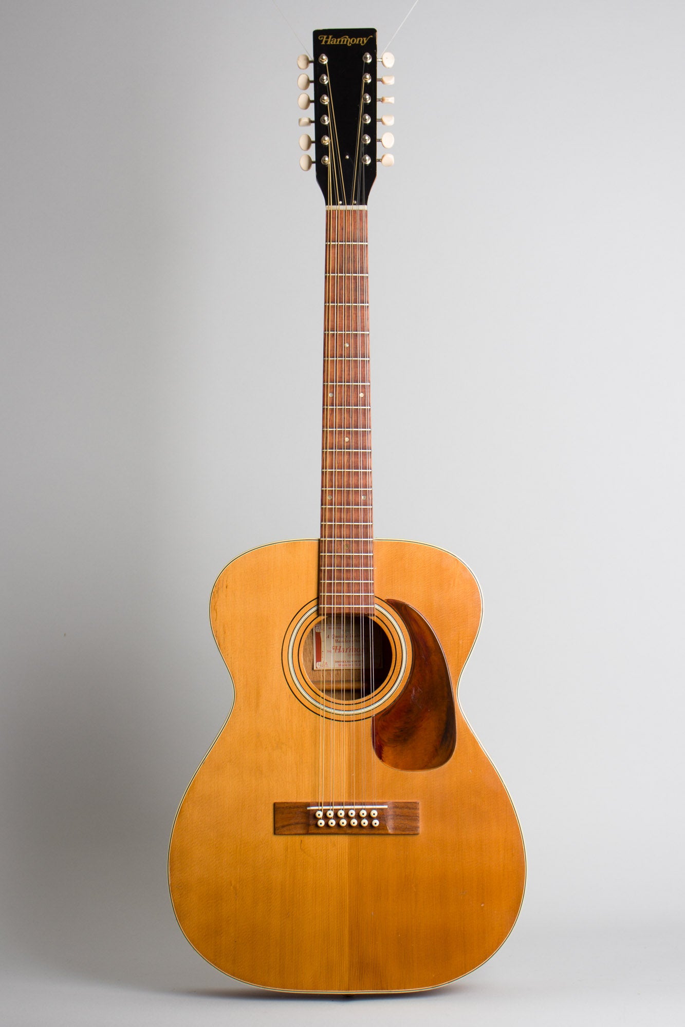 Harmony H-1233 12 String Flat Top Acoustic Guitar (1975)