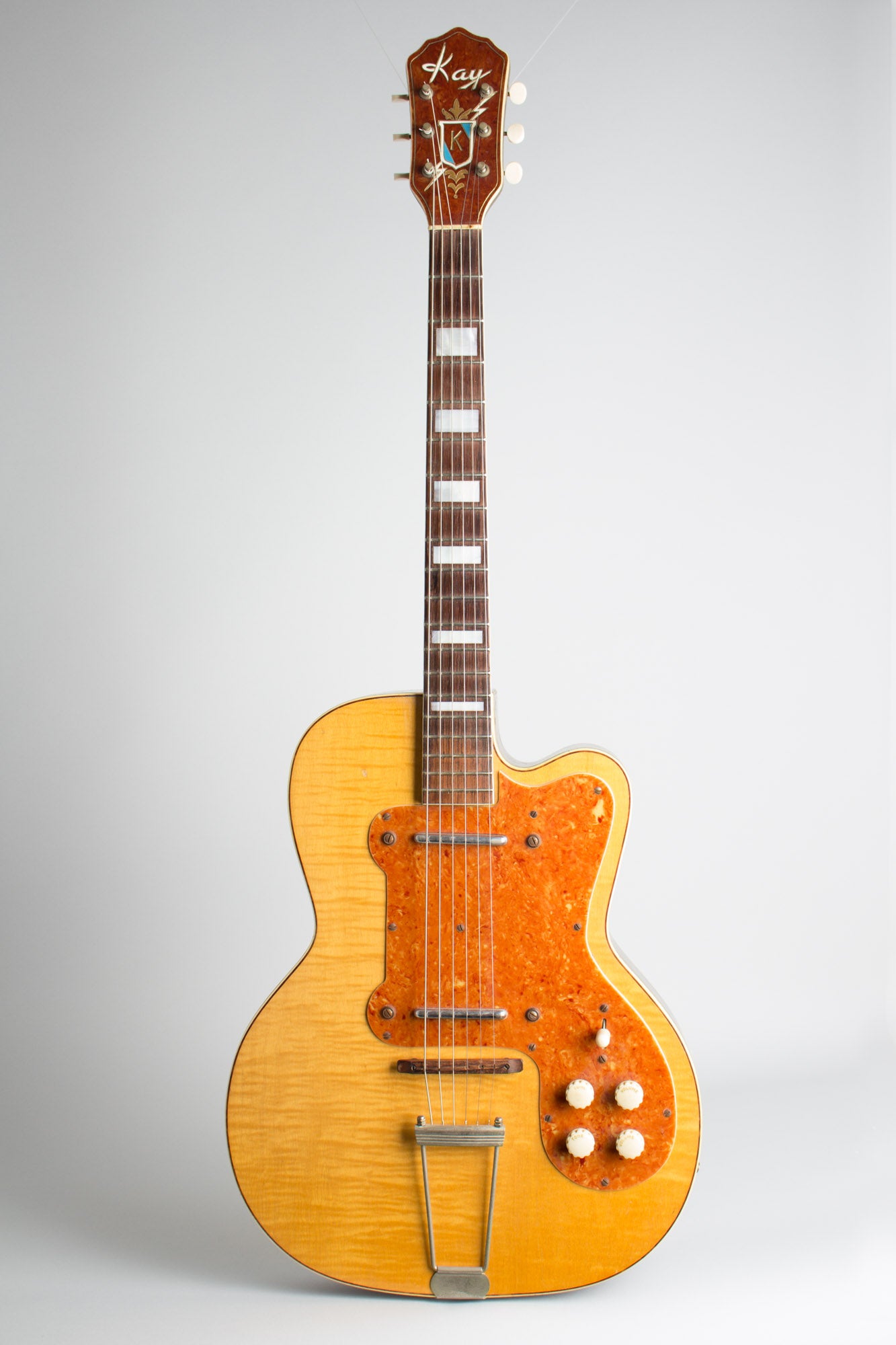 Kay K-161 Thin Twin Semi-Hollow Body Electric Guitar (1954)