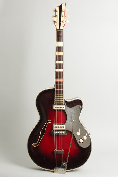 Framus Grand Star Black Rose Model 5/125 Arch Top Hollow Body Electric Guitar (1962)