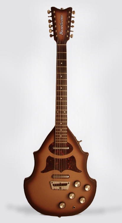 Danelectro Bellzouki model 7020 12 String Semi-Hollow Body Electric Guitar (1966)