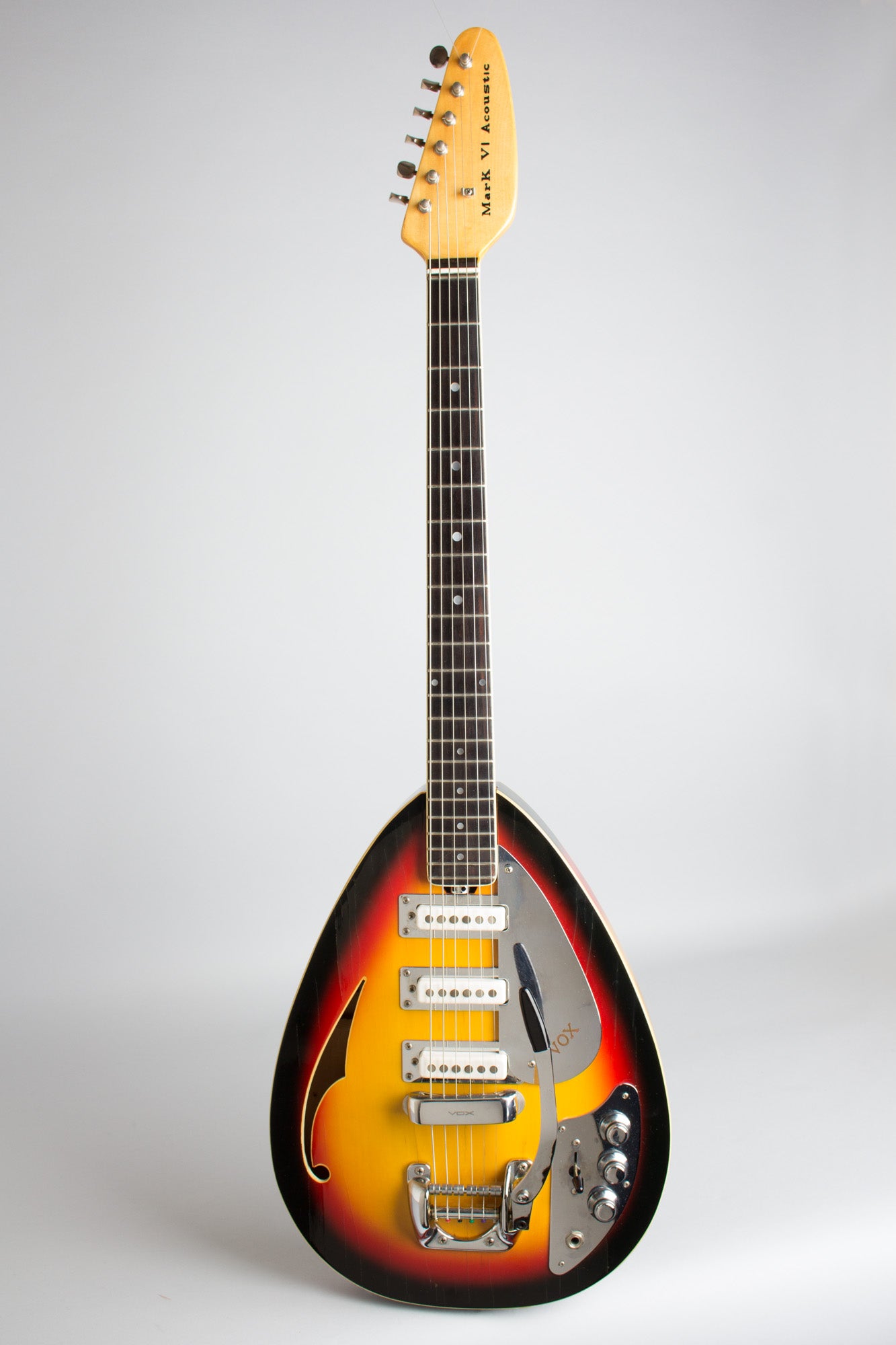 Vox Mark VI Acoustic Thinline Hollow Body Electric Guitar (1966)