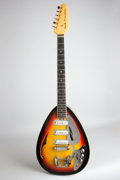 Vox Mark VI Acoustic Thinline Hollow Body Electric Guitar (1966)