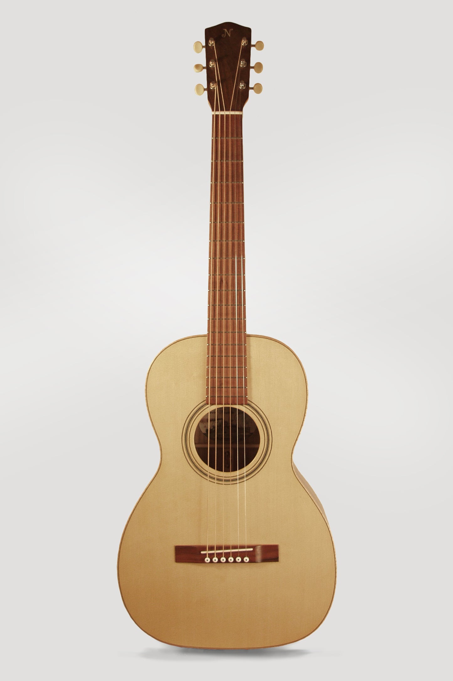 David Newton Size 1 Red Gum and Carpathian Spruce Flat Top Acoustic Guitar (2014)