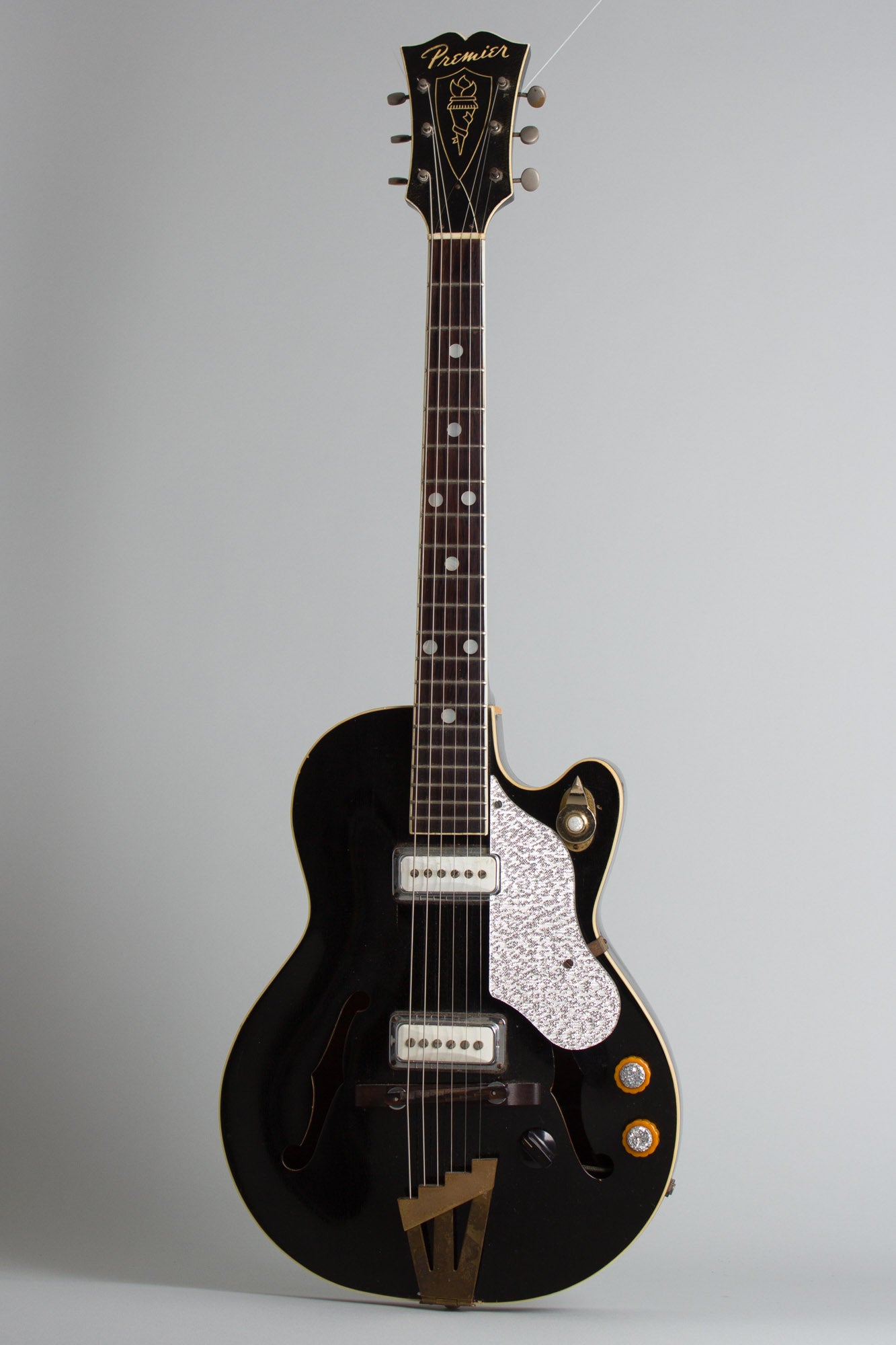 Premier Bantam Deluxe E-706 Arch Top Hollow Body Electric Guitar (1960)