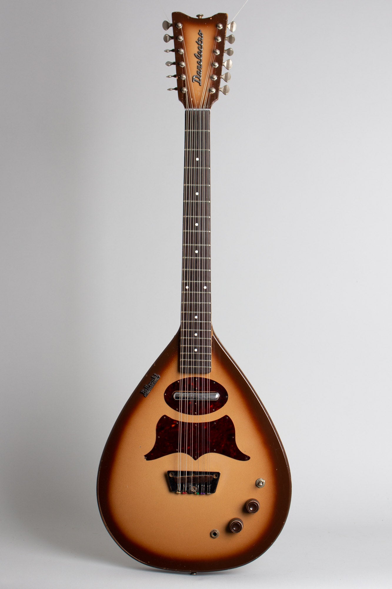 Danelectro Bellzouki Model 7010 12 String Semi-Hollow Body Electric Guitar (1965)
