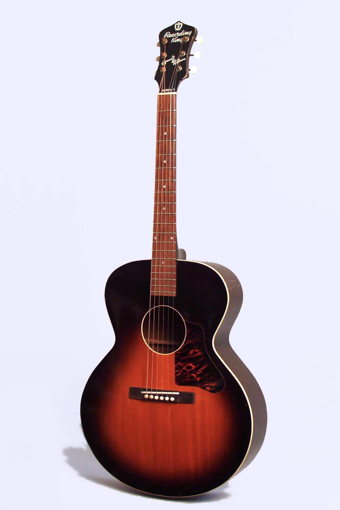 Gibson Recording King Model K Jumbo Flat Top Acoustic Guitar (1940)