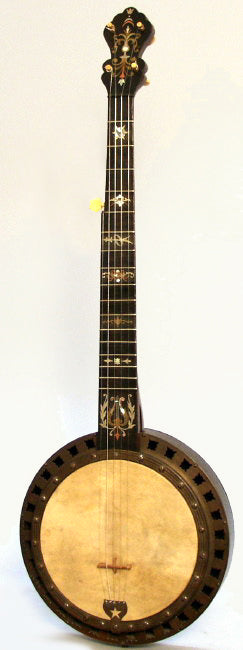 Buckbee Dobson style closed back 5 String Banjo (1880's)